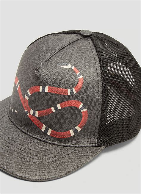 gucci snake embossed cap|gucci kingsnake cap.